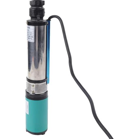 Bomba de agua sumergible, alta eficiencia, motor de cobre puro, plata (1/2)