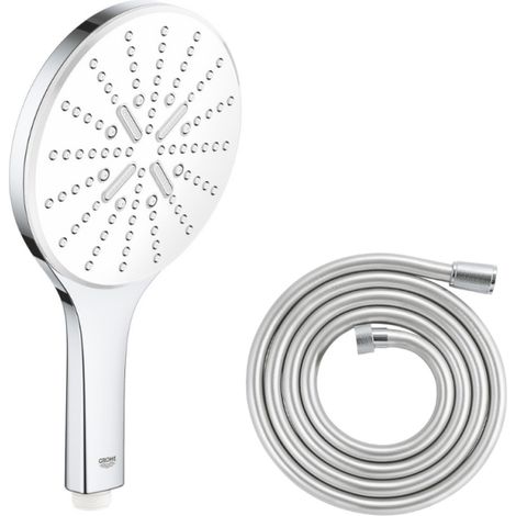 GROHE Douchette 3 jets Vitalio Smartactive ronde avec flexible 2000