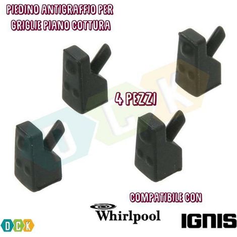 Whirlpool - supporto cerniera (4 pezzi) - 484000000840 - 8015250247237