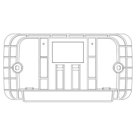 Controplacca hidrobox mono telaio placca monocomando todini 14.41 C