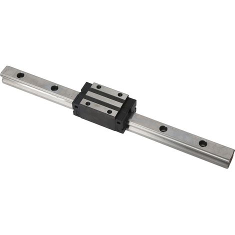 Glissière linéaire 400mm avec bloc coulissant carré HGH25CA pour imprimante 3D et pièces CNC (1/5)