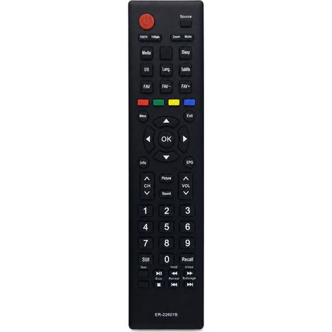 Télécommande TV Compatible avec Hisense ER-22601B (1/5)