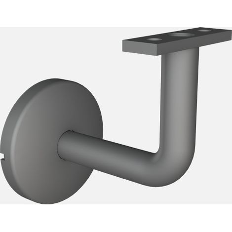 OPALU - Support pour main courante murale, aluminium - Gris