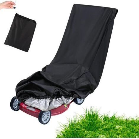 Lawn Mower Cover, Waterproof Lawn Mower Cover, Lawn Mower Cover, 210d Polyester Lawn Mower Cover with Drawstring Storage Bag(193x64x112 cm) (1/5)