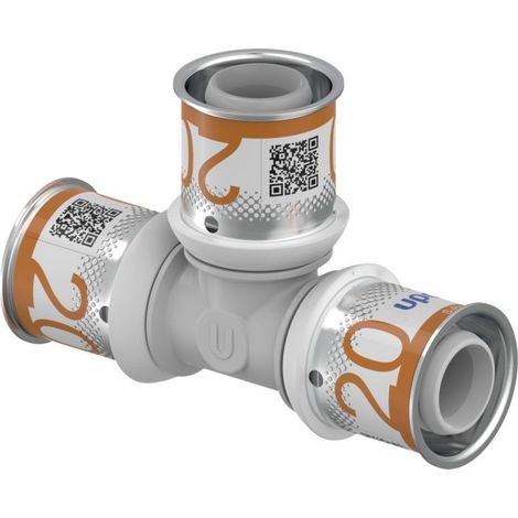 Té à sertir Uponor S-Press PLUS 1039945 20 x 20 x 20 mm, PPSU (1/2)