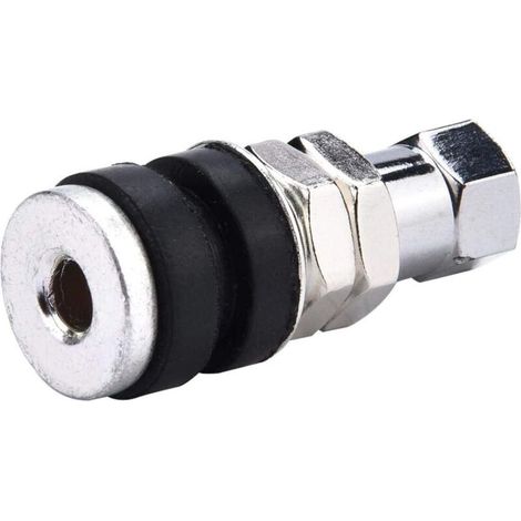Tige de Valve de Pneu, 50 Pièces pour Motos à Usage Général, Vélos, Voitures, Pneus à Vide Tubeless, Embouts de Valve Noirs (1/5)