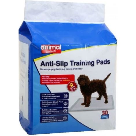 AI Dog & Puppy Anti-Slip Training Pads 60 x 60cm 30 Pads - 39027 (1/3)