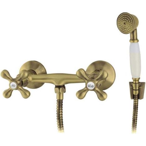 Paffoni bronzierte Duschgruppe Belinda-Melissa Serie FBLV168DBR  Messing - Bronzato