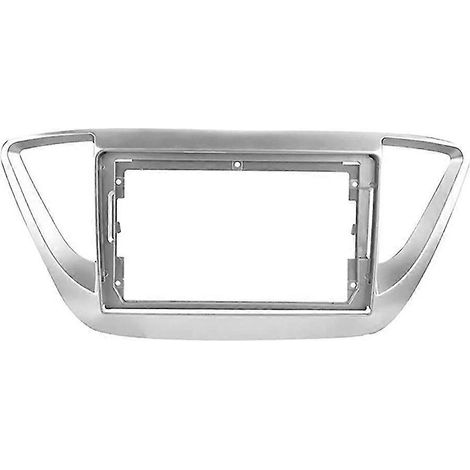 2Din 9-Zoll-Autoradio-Radio-Panel, DVD-Panel, Gesichtsrahmenverkleidung für 2 Accent 2017–2018 (1/5)
