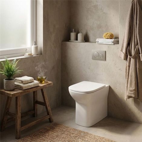 WC filomuro in ceramica bianca con sedile in duroplast incluso – S20  Vitra (1/5)