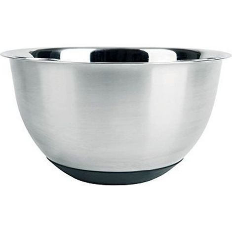Bol avec Base antidérapante, Acier Inoxydable, argenté 20 cm Argent (1/2)