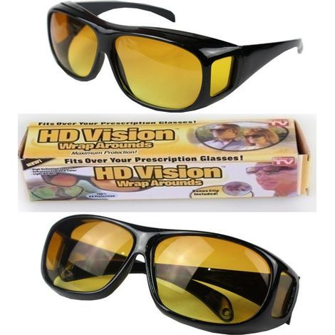 Lunettes de vision nocturne pour la conduite de nuit, UV, coupe-vent (1/2)