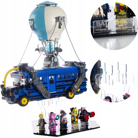 Base de exhibición para el autobús de batalla Fortnite de Lego 77073, soporte (1/5)