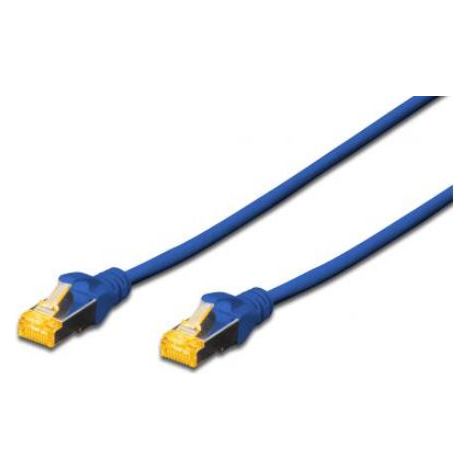 Digitus – Juego de 5 cables patch RJ45 LSOH AWG 27/7 CAT 6 S/FTP apantallado BT rojo 0,5 m gris