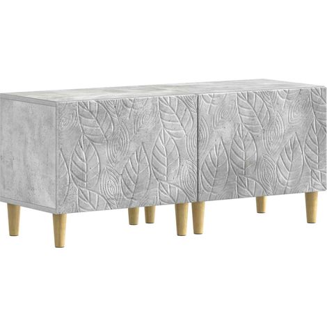Mueble de TV Gris Hormigón Madera de ingeniería vidaXL (1/5)