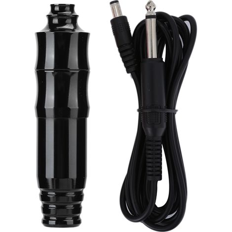 Machine à Tatouage Professionnelle avec Moteur Puissant et Cartouche Aiguille - Stylo Tatouage DC Interface Noir (1/5)