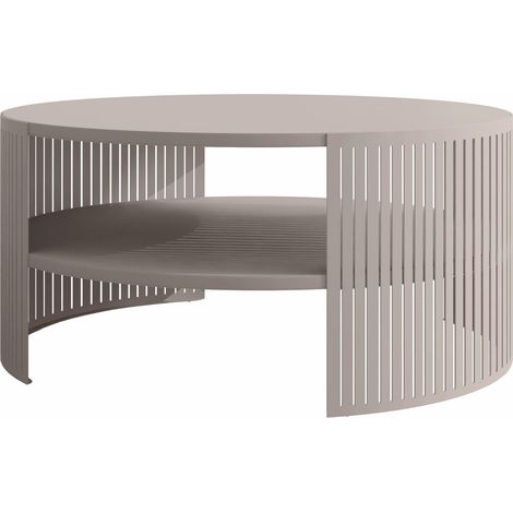 Mesa de centro Civer VIII, Cachemira, 40x0x0cm, Diámetro: 75, Aglomerado laminado, Redonda