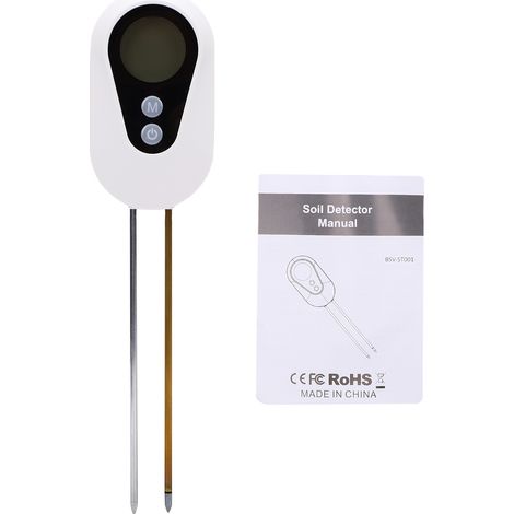 Dispositivo digitale 4 in 1 per la misurazione del terreno, ideale per frutteti, giardinaggio e per misurare umidità, pH, temperatura e luce in giardini, fattorie e prati. (1/5)