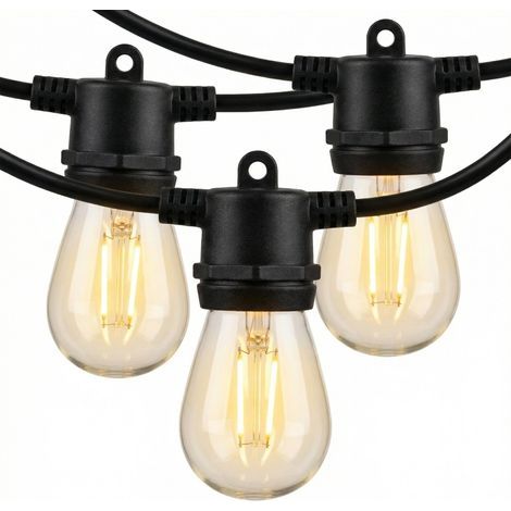 Guirlande lumineuse globe RGBW étanche IP44, guirlande rideau pour décoration intérieure et extérieure (1/5)