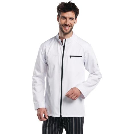Veste de cuisine mixte Chaud Devant Modena blanche M