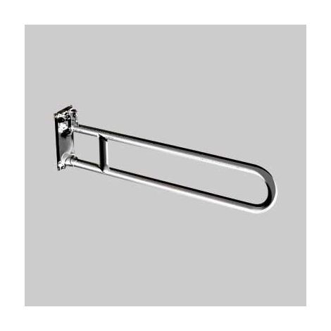BARRA DI SOSTEGNO RIBALTABILE ACCIAIO INOX SATINATO - cm 80