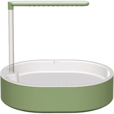 Baignoire pour perroquet alimentée par USB, grand modèle peau de tigre, pivoine, spécialement conçue pour Xuanfeng, accessoire de bain pour oiseaux, cage à oiseaux, baignoire intégrée (1/5)