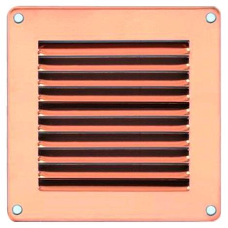 Griglia Aerazione Rame Con Rete Quadrata Mm.150X150 (1/2)
