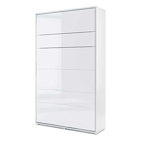Letto Pieghevole Lenart Lit Concept Pro cm 131x46-228x217h BIANCO LUCIDO