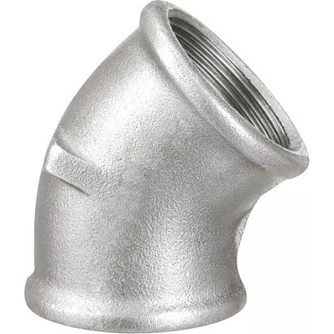 Coude Galva FF petit rayon 45° 120AG SFERACO - 11/2