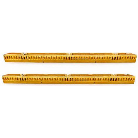 Lot de 2 pour Roborock Qrevo Curv 2 Flow aspirateur Interior de rechange Wiper Blade raclette Blade pièces (1/5)