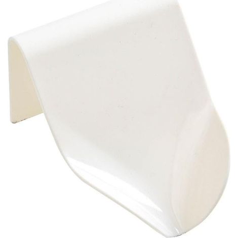 Porte-savon blanc, égouttoir, porte-savon mural adhésif pour salle de bain et cuisine (1/5)