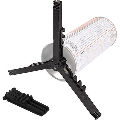 Stabilizzatore per bombola, triangolare, pieghevole, supporto per bombola del fornello a gas per un posizionamento sicuro con attacco per treppiede, base portatile per cucinare al C (1/5)