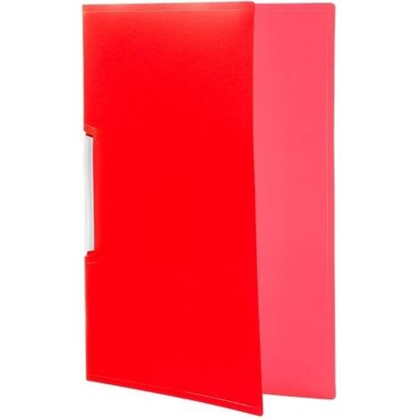 Cartelline in PP con fermaglio, formato A4, rosse, modello BT620-C (12 pezzi)