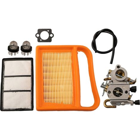 Carburateur pour Scie Béton TS410 TS420 avec Carburateur pour Compatible TS410, TS420, inclut air, carburant, acier pour robuste, performance optimale (1/5)