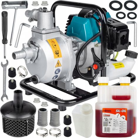 Motopompe essence avec accessoires pour eaux chargées 800l-min