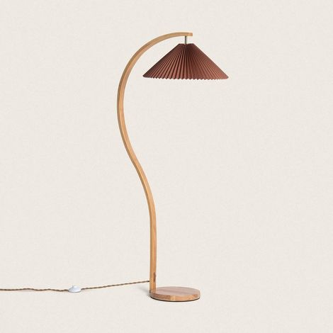 Lampadaire Bois Luanda Marron foncé (1/4)