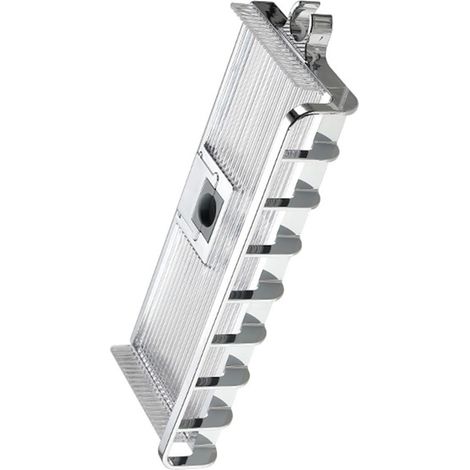 Panier de douche robuste pour tuyau rond carré de 19 à 25 mm sans montage permanent, installation facile, organisation de salle de bain (1/5)