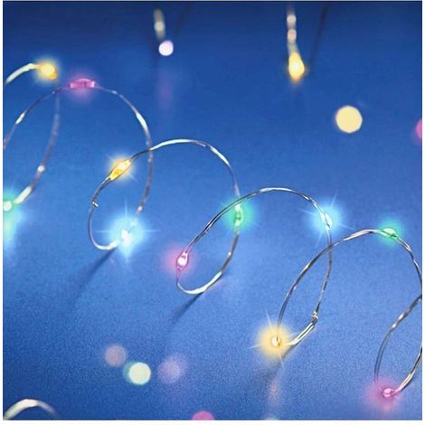 Lumineo Ghirlanda Luminosa Argento Multicolore Soft LED - 295cm (1/4)