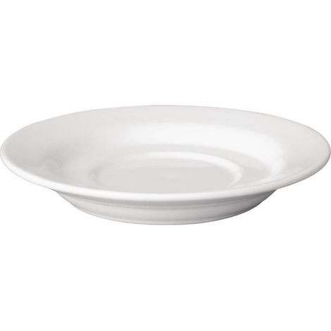 Soucoupe pour Tasses 228ml et 340ml Blanche Lot de 12 Olympia (1/5)