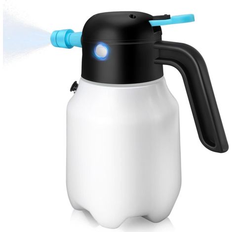 Ej.Life Pulvérisateur de mousse électrique pour voiture - 1,8 l - Alimenté par batterie - Pour lavage de voiture - Rechargeable par USB - Générateur pour nettoyer les voitures A (1/5)