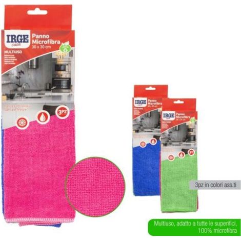 Panno Microfibra 3Pz 30X30 3315A Casa+