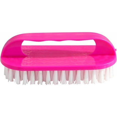 Brosse À Récurer - Poils Rigides - Pour Salle De Bain Douche Évier Carrelage Sol Tapis - 12,5 x 6 x 4 cm - 1 Pièce (1/5)