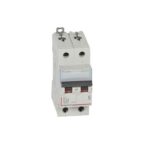 Disjoncteur modulaire bipolaire Legrand DX³ 32A courbe D (1/4)