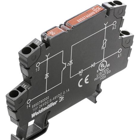 Weidmüller Halbleiterrelais 8950760000-1 0.1 A Schaltspannung (max.): 48 V/DC  1 St.