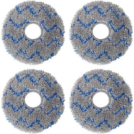4-teiliges Wischmopp-Set für Roborock Q Revo, Ersatzteile für Roborock P10 Staubsauger, waschbare und wiederverwendbare Wischmopp-Pads (1/5)