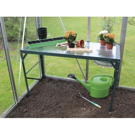 Vitavia Pflanztisch mit HKP Arbeitsplatte, smaragd grün