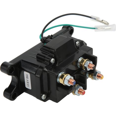 Treuil électrique 12V 250A Relais Contacteur Solénoïde pour UTV ATV Pickup Bateau Remorque 3500-4500lbs (1/5)