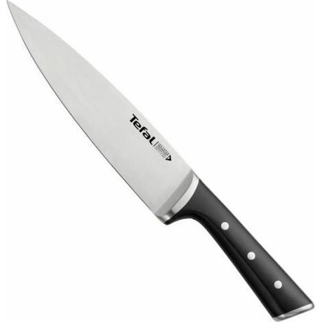 Coltello da cucina tefal Ice Force nero 20 cm acciaio