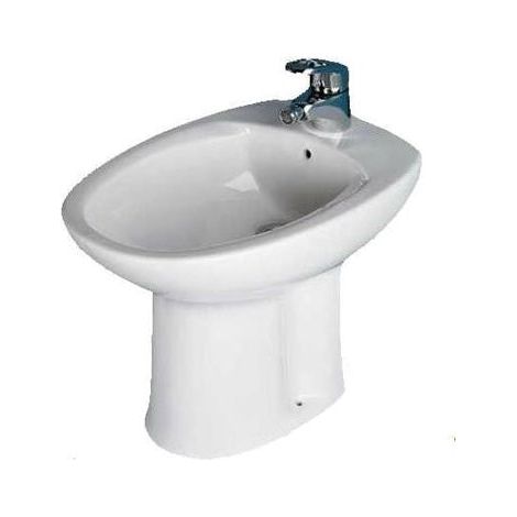 Roca - Bidet a terra in ceramica - Colore: Bianco - Serie: Christina (senza rubinetteria)