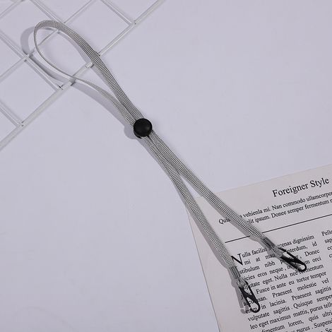 Sangle De Menton Pour Chapeau - Cordon Anti-Vent Réglable Et Amovible - Accessoire De Fixation Sécurisé - Lot De 1 (1/2)